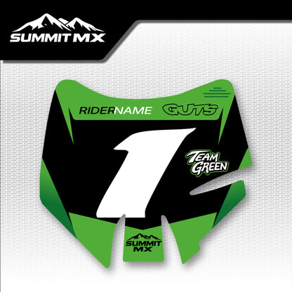 Kawasaki Inspired Light Bee Number Plate Decal (2025+)