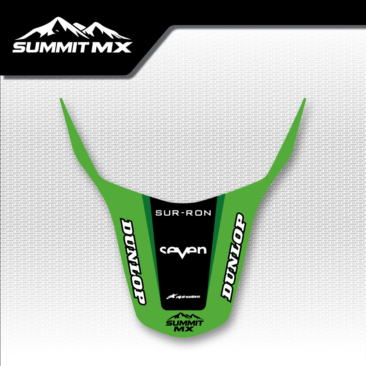 Kawasaki Inspired Light Bee Rear Fender Decal