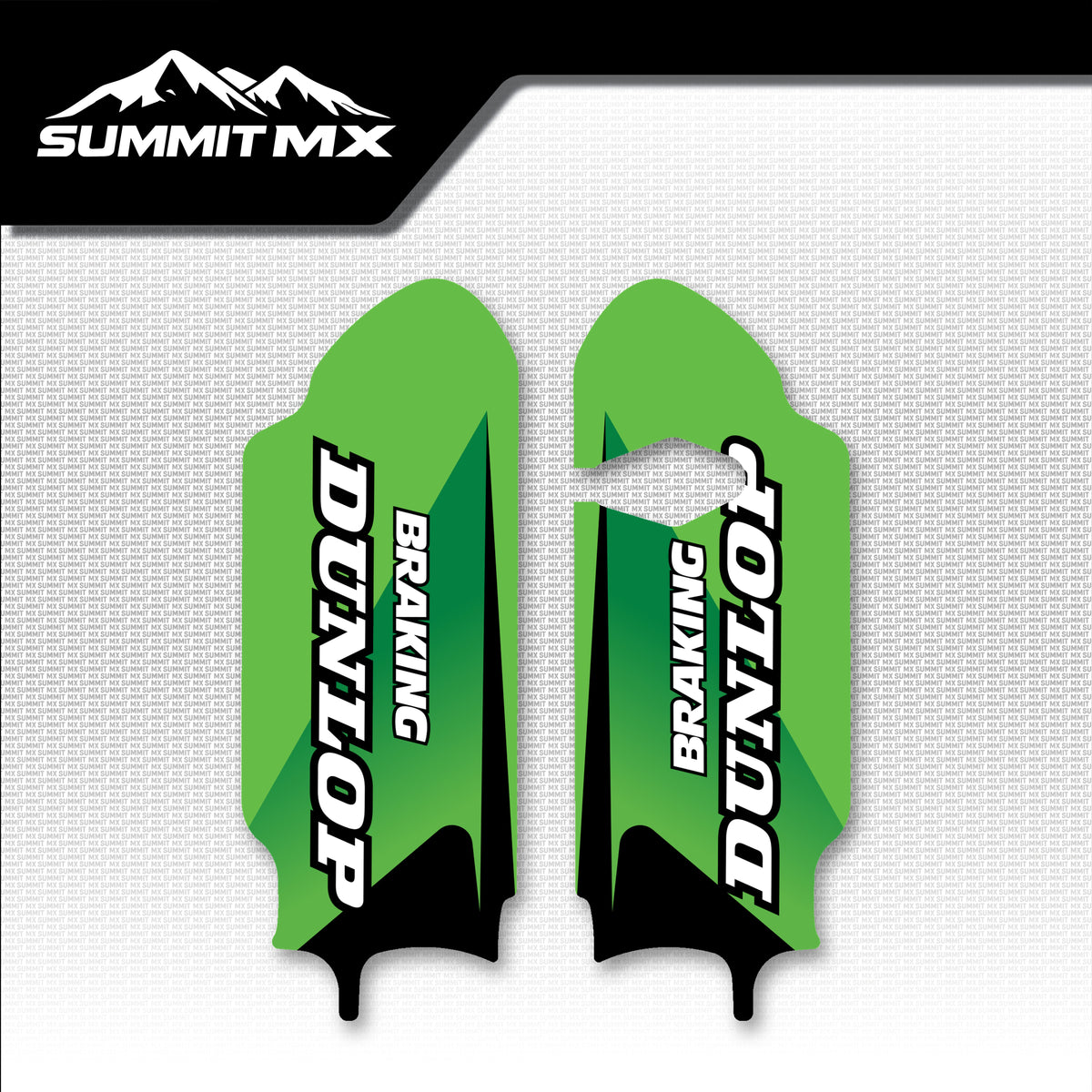 Kawasaki Inspired RFN Warrior Pro SX-E15 Fork Guard Decals