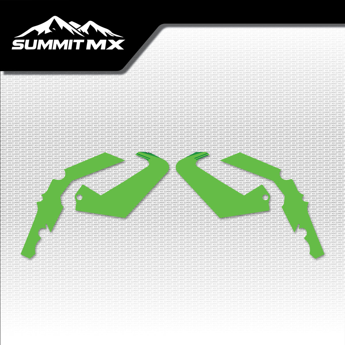 Kawasaki Inspired RFN Warrior Pro SX-E15 Frame Decals