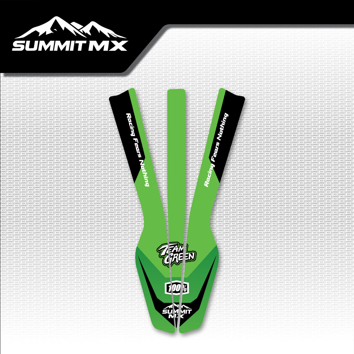 Kawasaki Inspired RFN Warrior Pro SX-E15 Front Fender Decal