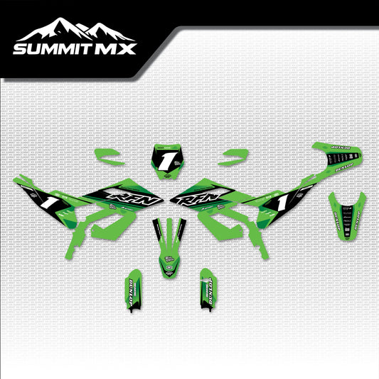Kawasaki Inspired RFN Warrior Pro SX-E15 Graphics Kit