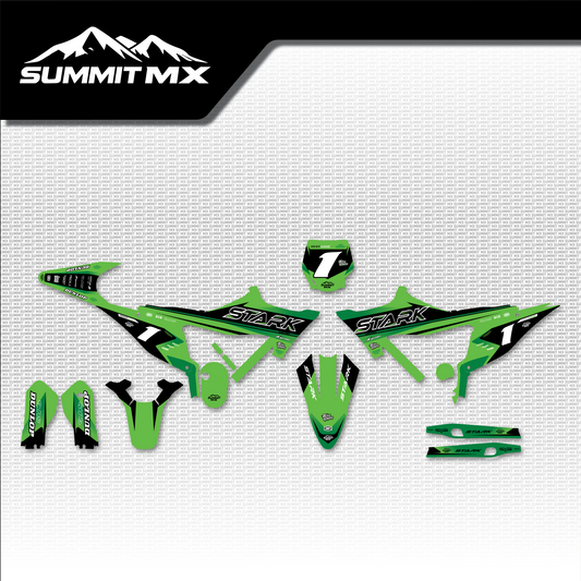 Kawasaki Inspired Stark Varg Graphics Kit