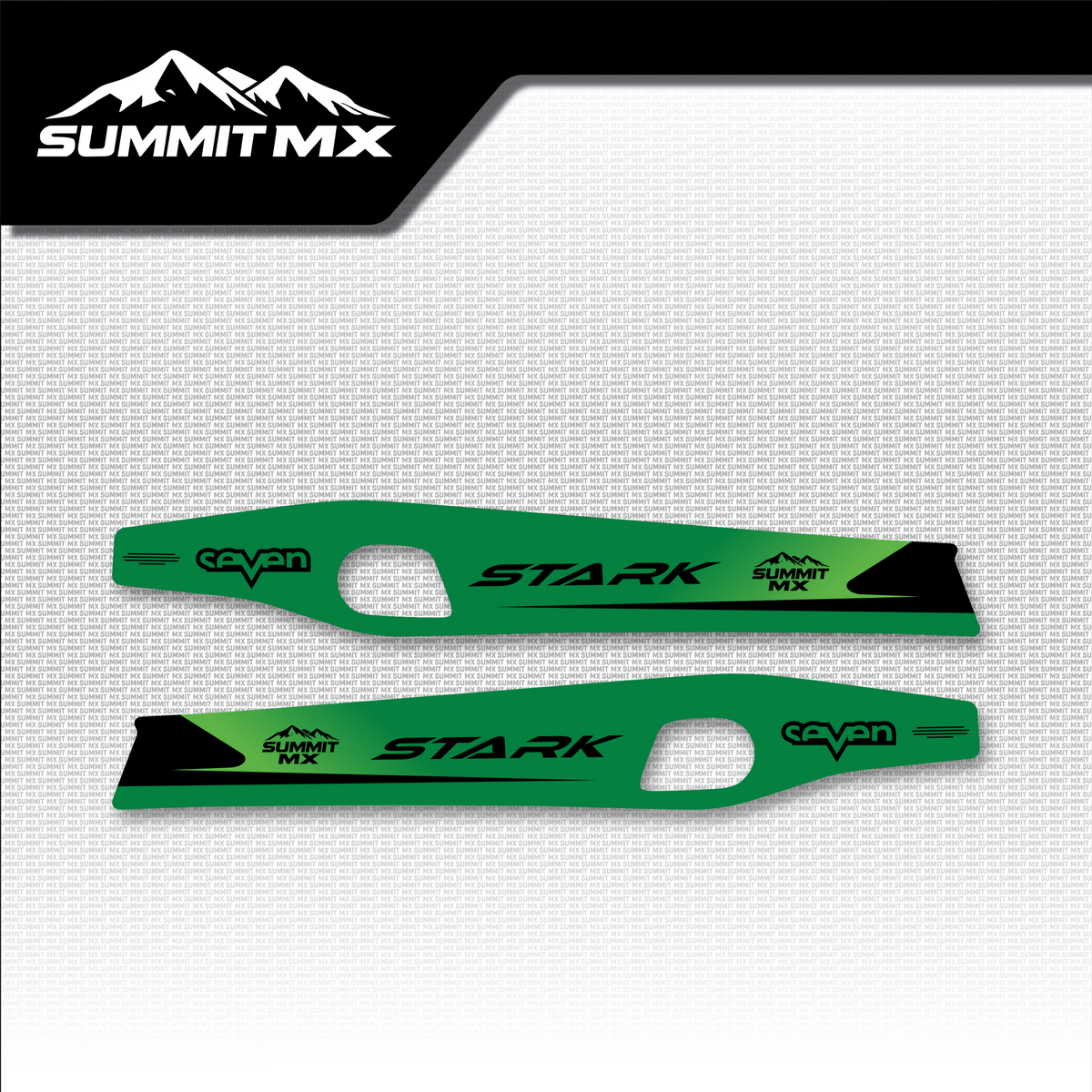 Kawasaki Inspired Stark Varg Swing Arm Decals