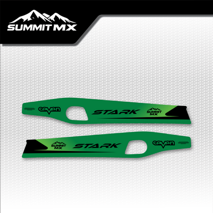 Kawasaki Inspired Stark Varg Swing Arm Decals
