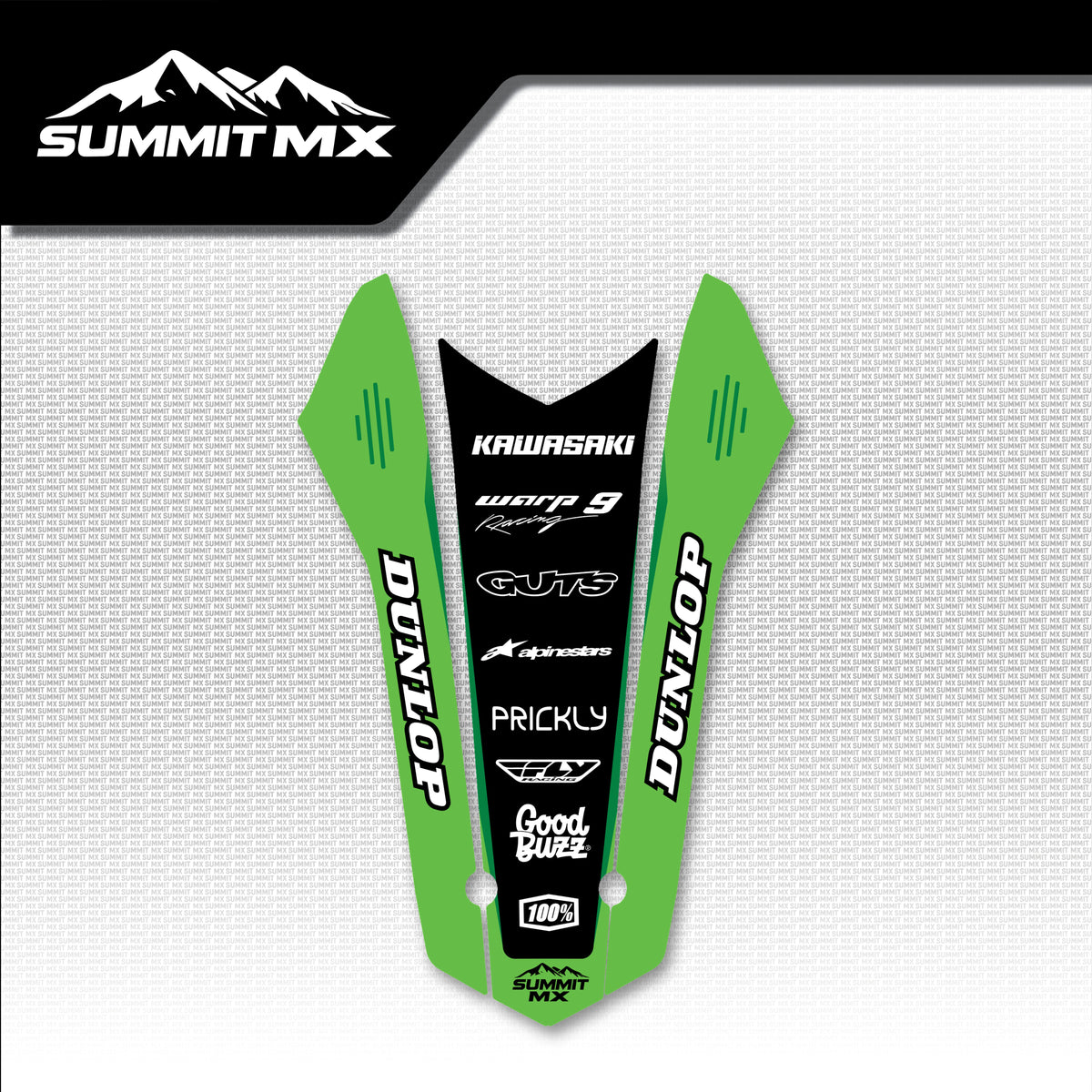 Kawasaki Inspired Storm Bee Rear Fender Decal
