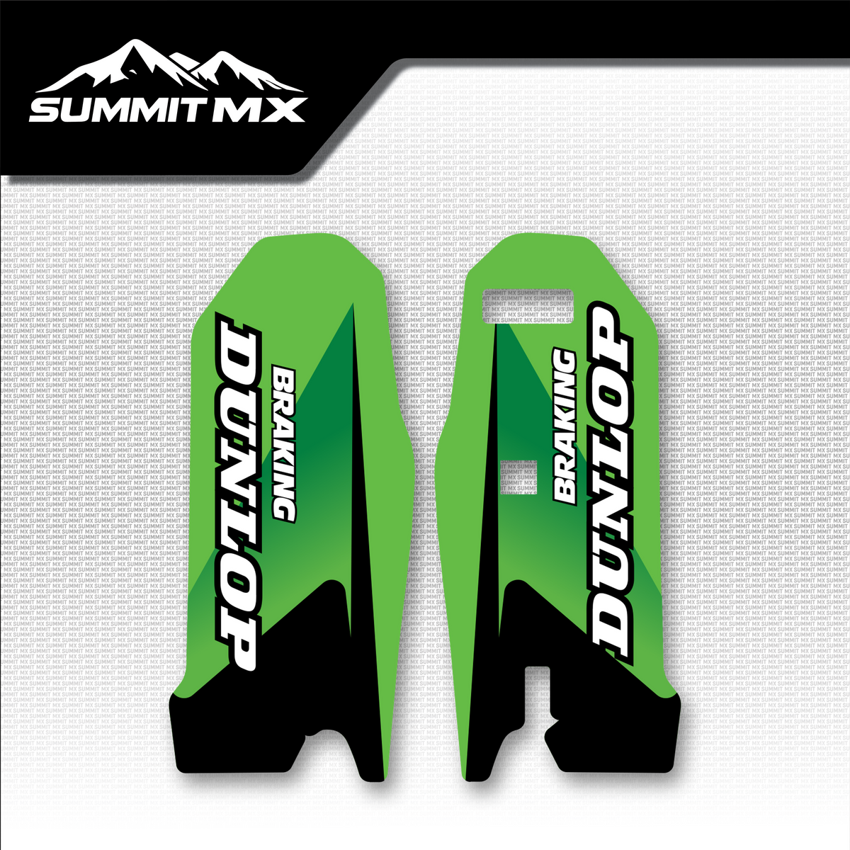 Kawasaki Inspired Ultra Bee Fork Guard Decals by Summit MX