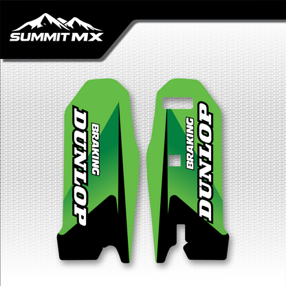 Kawasaki Inspired Ultra Bee Fork Guard Decals by Summit MX