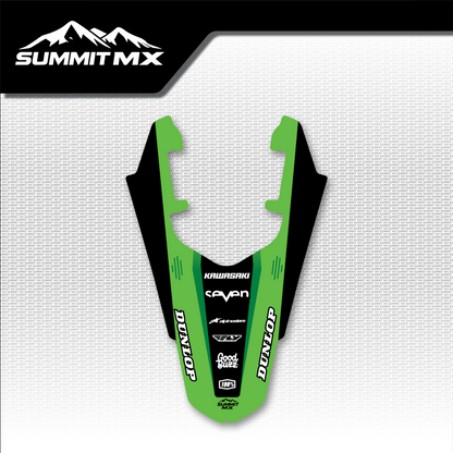 Kawasaki Inspired Ultra Bee Rear Fender Decal by Summit MX