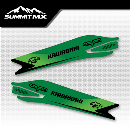Kawasaki Inspired Ultra Bee Swing Arm Decal by Summit MX