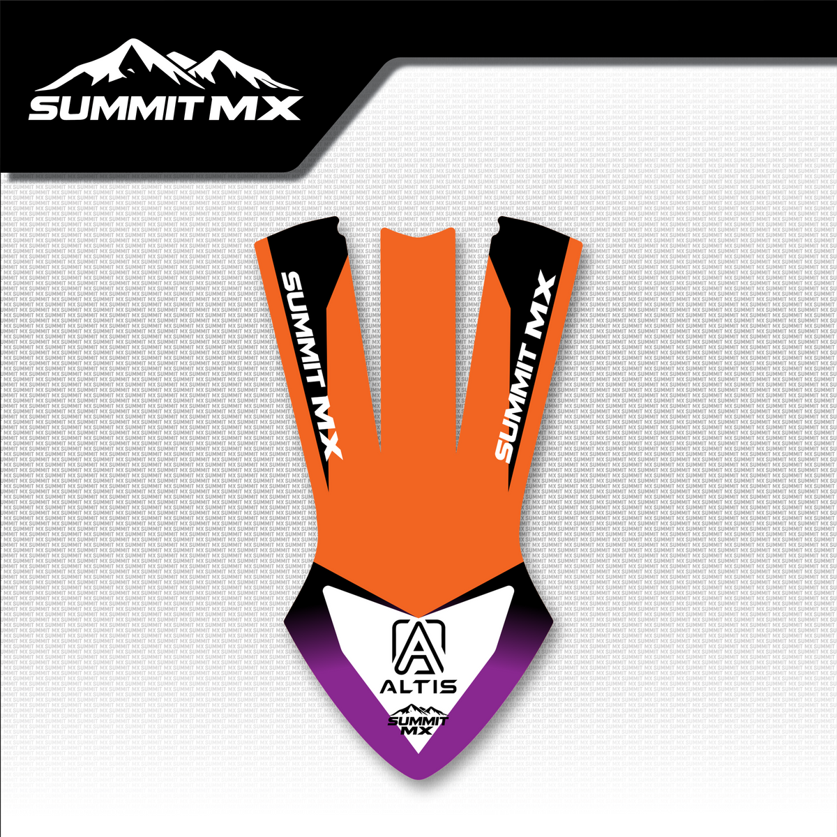 KTM Inspired Altis Delta Front Fender Decal