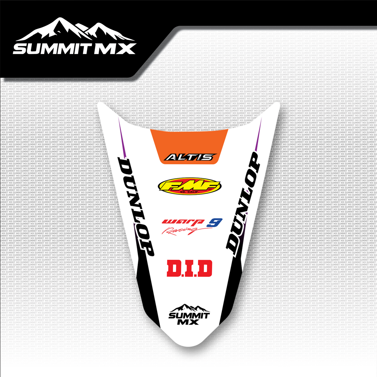 KTM Inspired Altis Sigma Rear Fender Decal