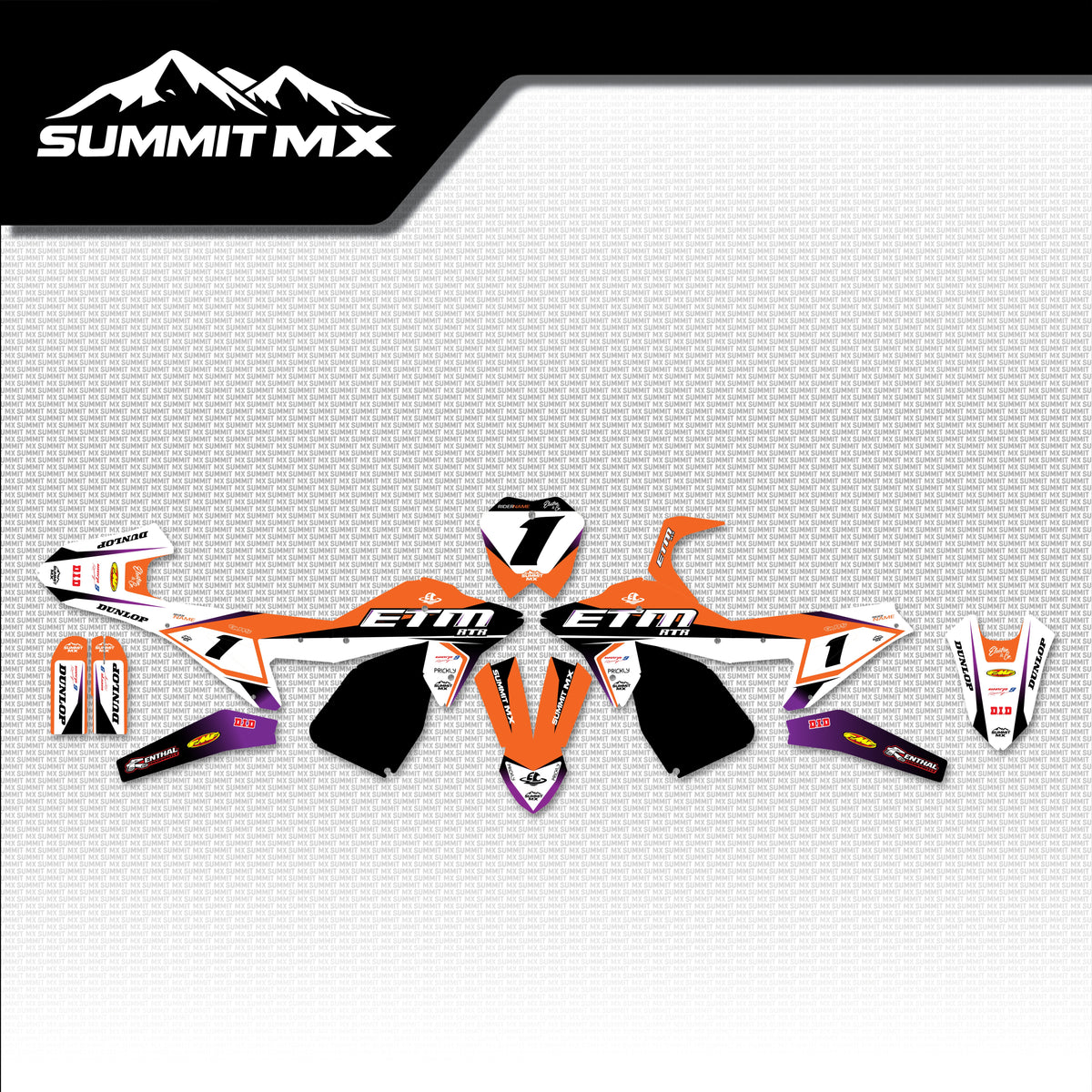 KTM Inspired ETM RTR Graphics Kit