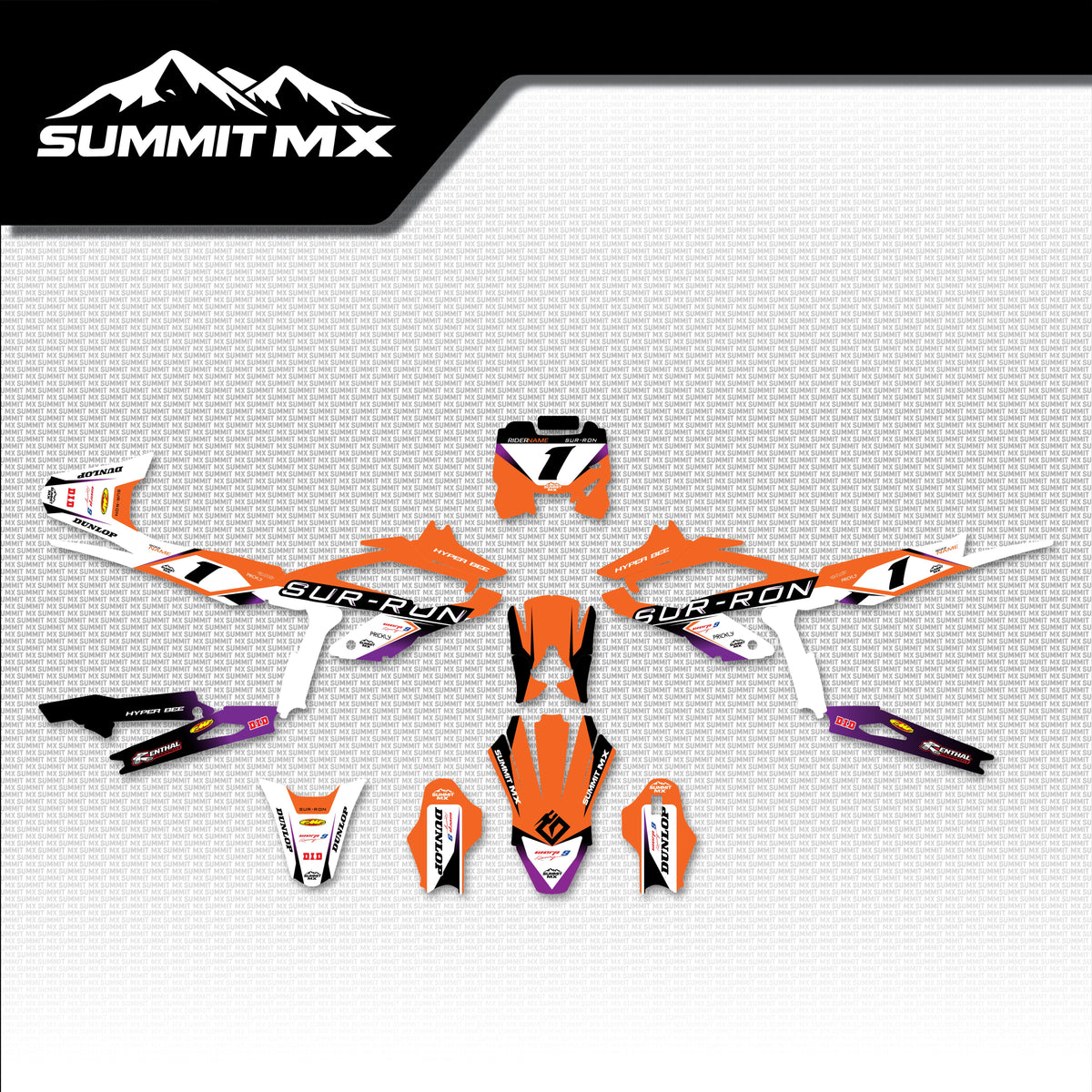 KTM Inspired Hyper Bee Graphics Kit
