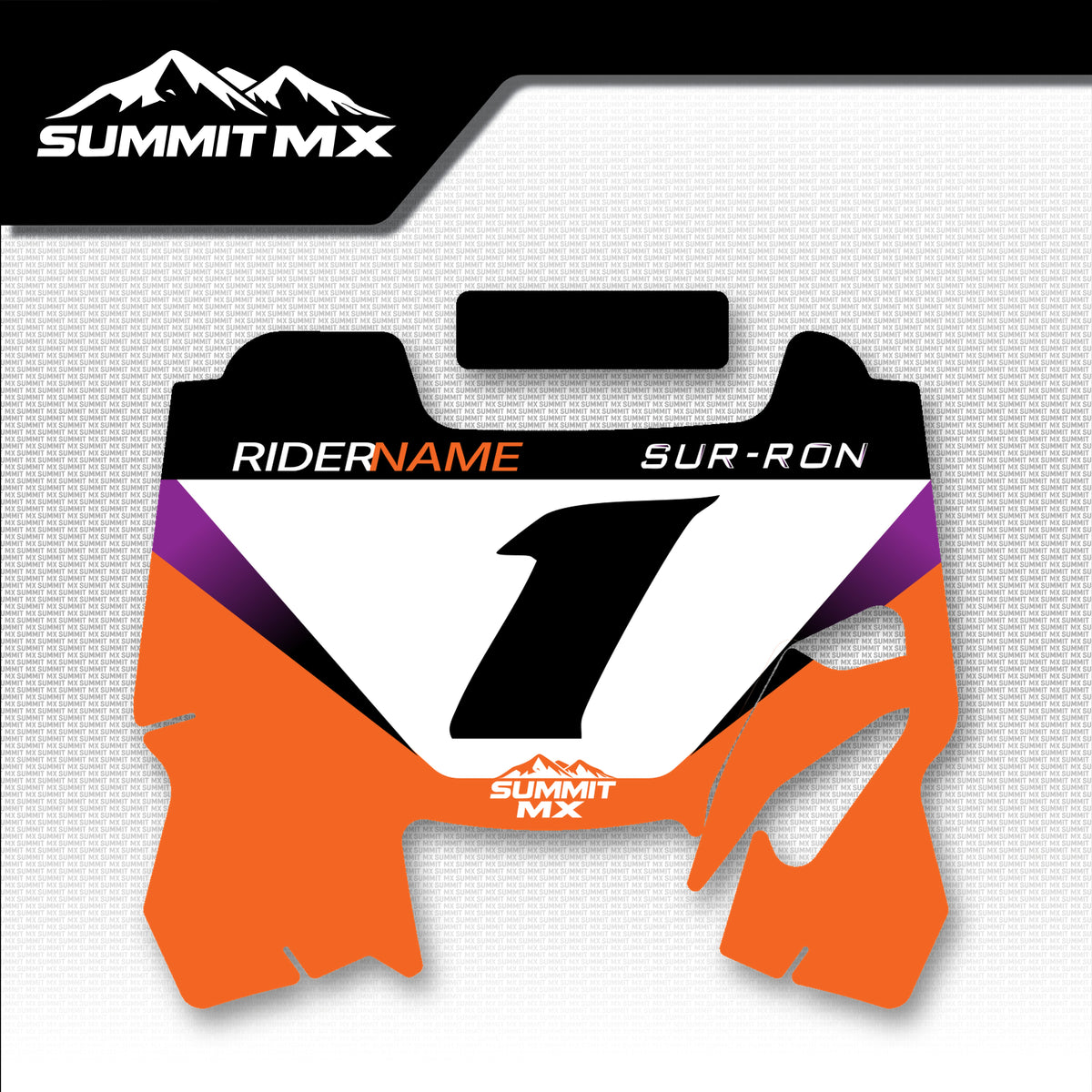 KTM Inspired Hyper Bee Number Plate Decal