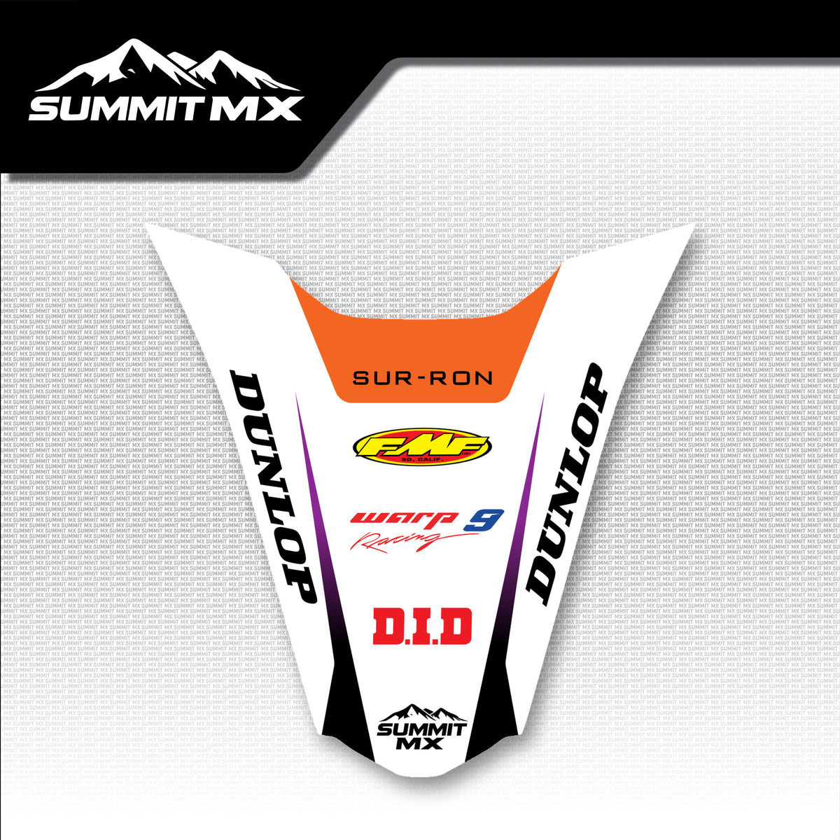 KTM Inspired Hyper Bee Rear Fender Decal