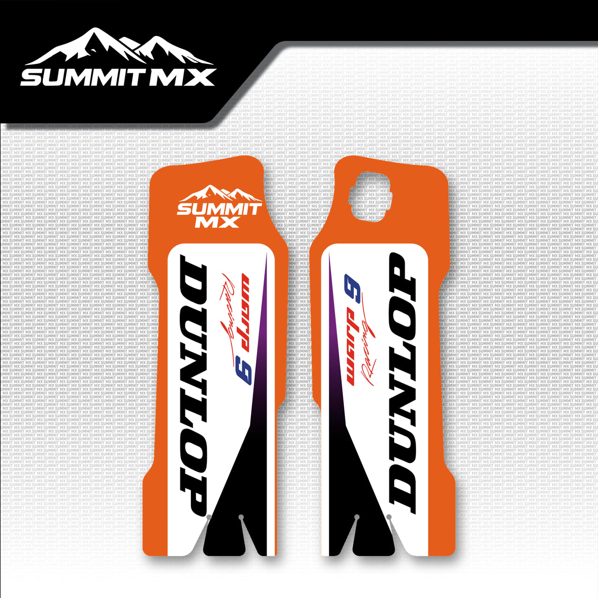 KTM Inspired Light Bee Fork Guard Decals