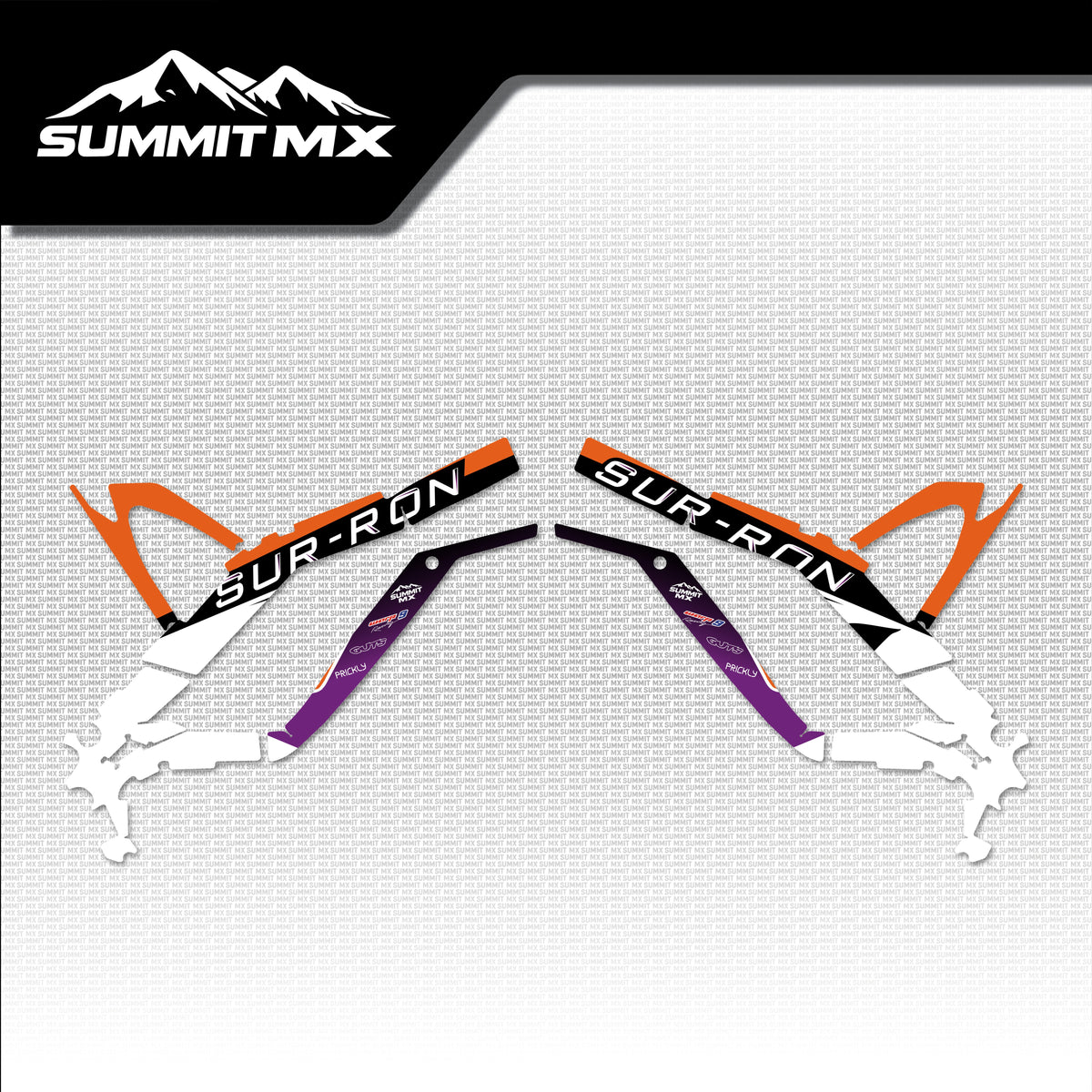 KTM Inspired Light Bee Frame Decals