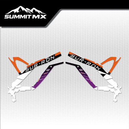KTM Inspired Light Bee Frame Decals