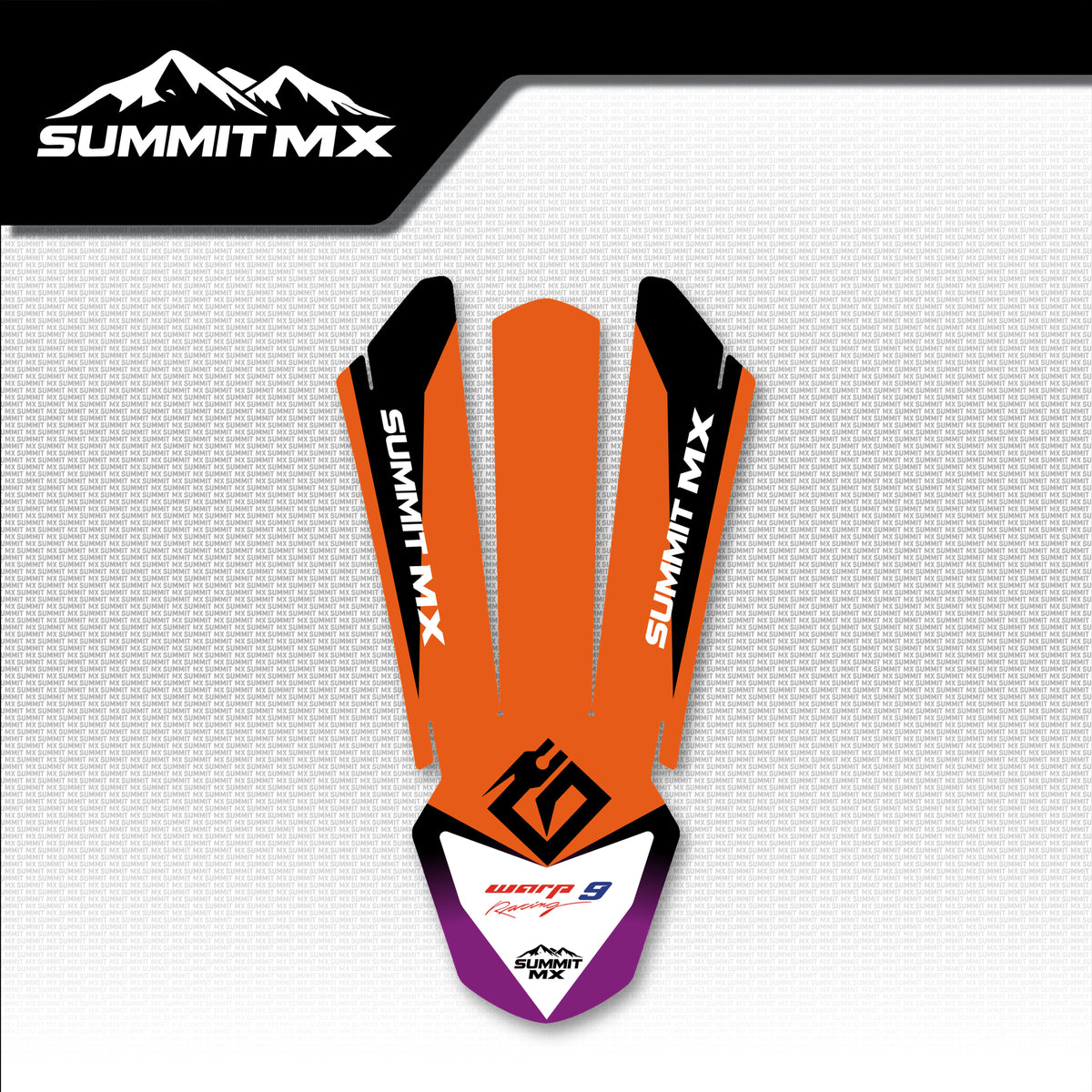 KTM Inspired Light Bee Front Fender Decal