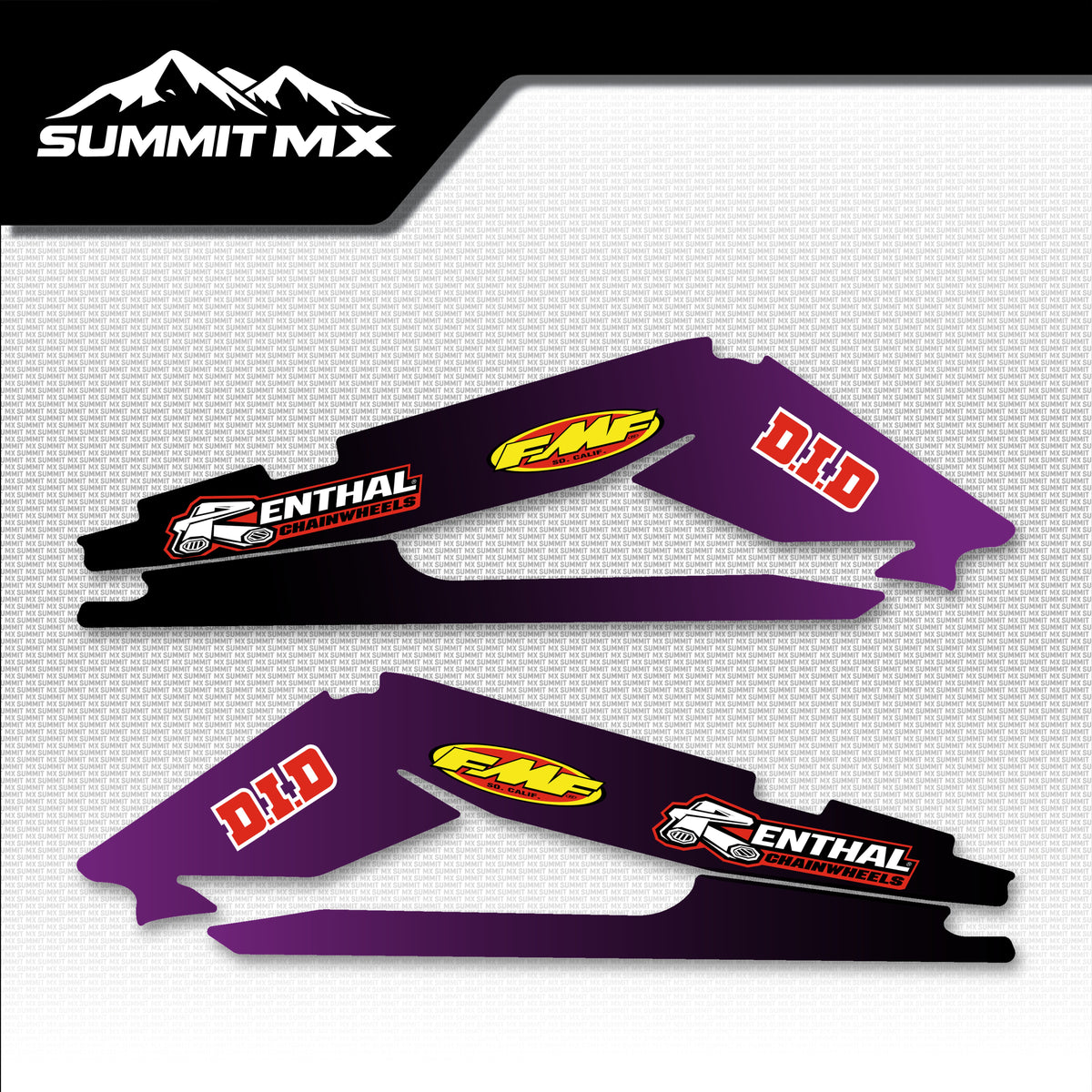 KTM Inspired Light Bee Swing Arm Decals
