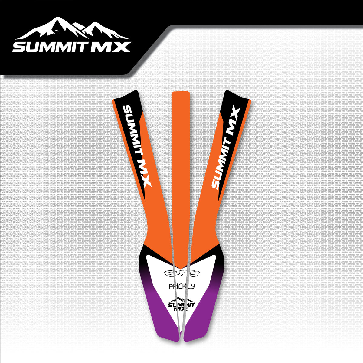 KTM Inspired RFN Warrior Pro SX-E15 Front Fender Decal