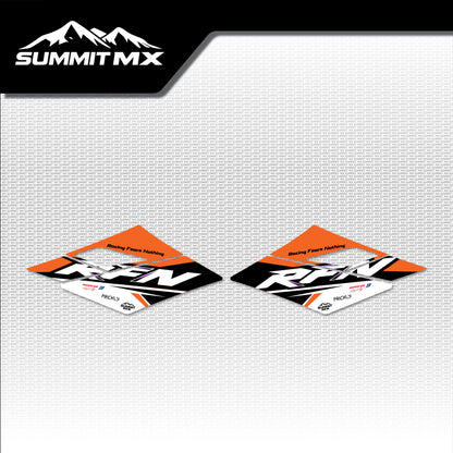 KTM Inspired RFN Warrior Pro SX-E15 Front Shroud Decals