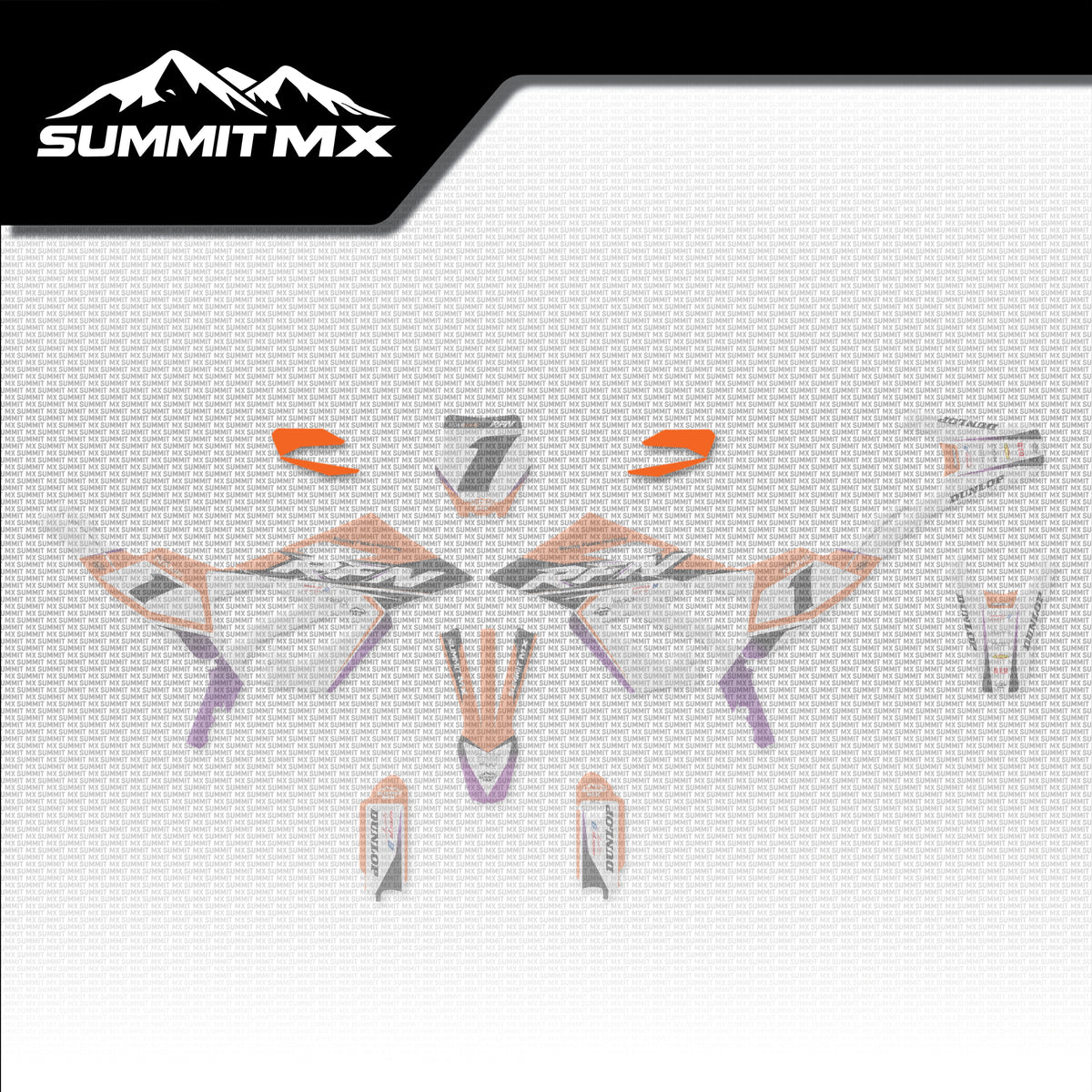 KTM Inspired RFN Warrior Pro SX-E15 Handguard Decals placement on the full kit