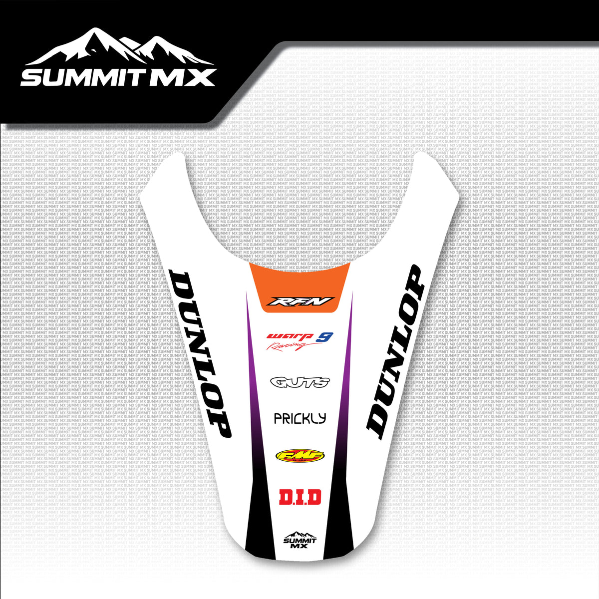 KTM Inspired RFN Warrior Pro SX-E15 Rear Fender Decal