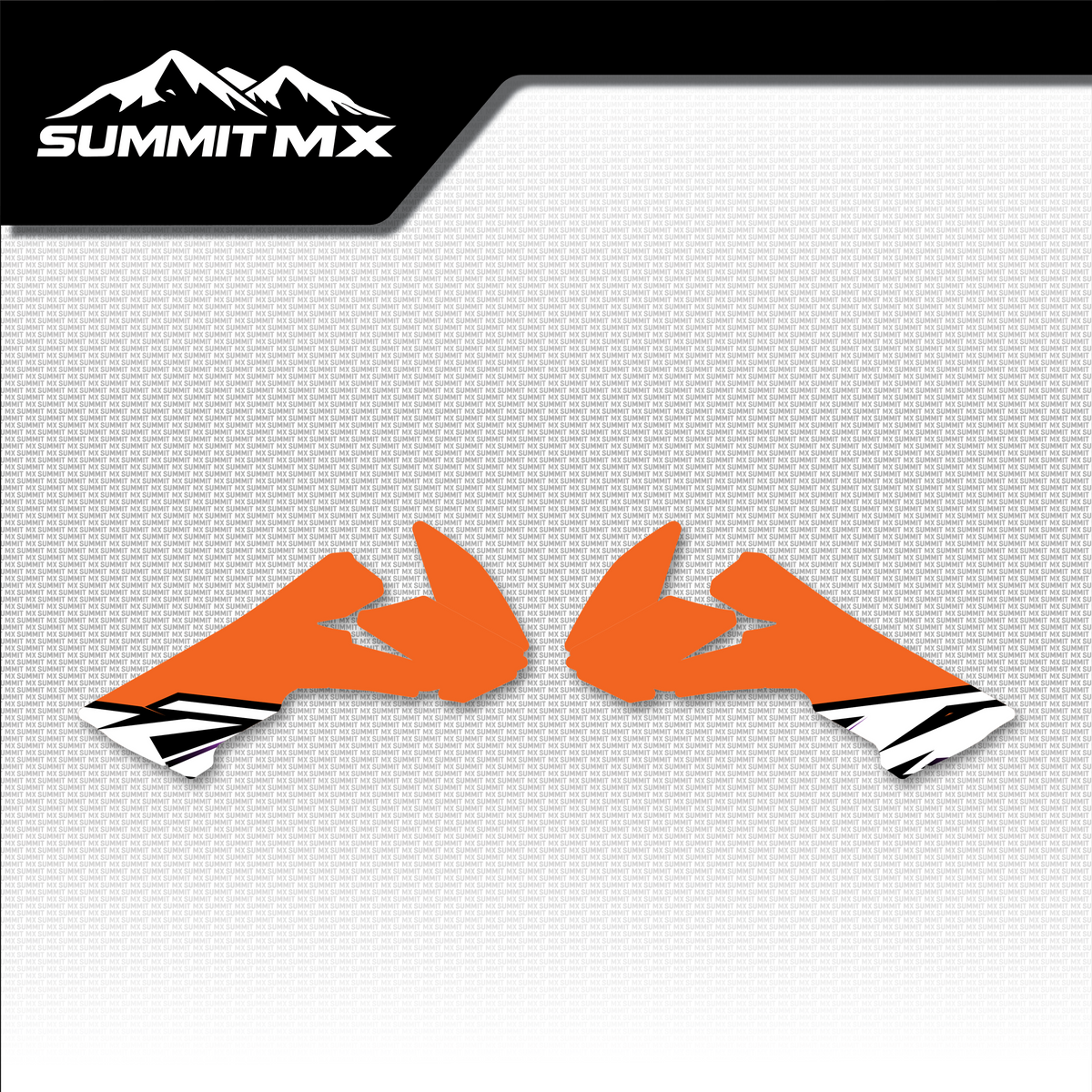 KTM Inspired Ultra Bee Battery Shroud Decals by Summit MX