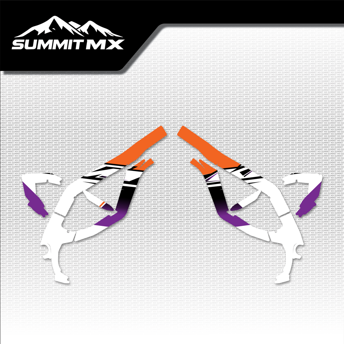 KTM Inspired Ultra Bee Frame Decals by Summit MX