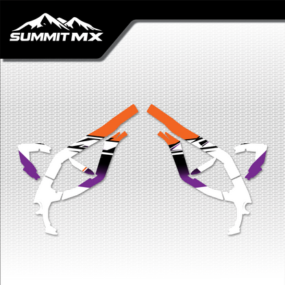 KTM Inspired Ultra Bee Frame Decals by Summit MX