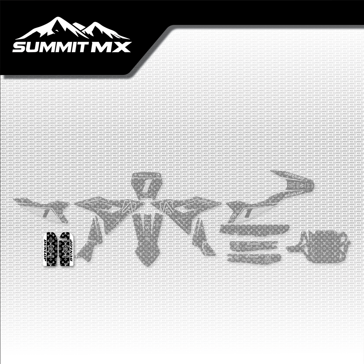 LV Decal for Altis Delta Fork Guards placement on the full kit