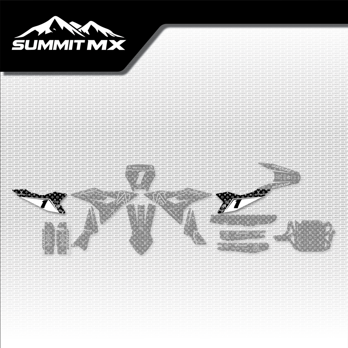 LV Decal for Altis Delta Side Number Plates placement on the full kit