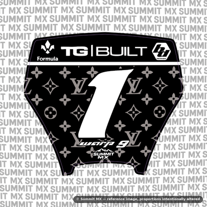 LV Decal for Altis Delta Number Plate