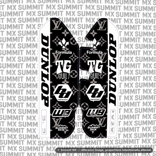 LV Decal for Eride Pro 3.0/SR Fork Guards