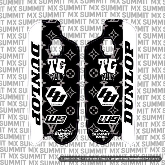 LV Decal for Fastace ALX13RC Fork Guards