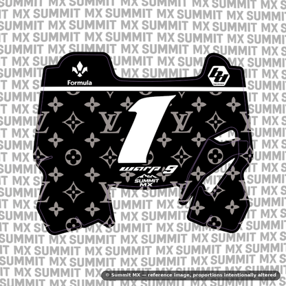 LV Decal for Hyper Bee Number Plate