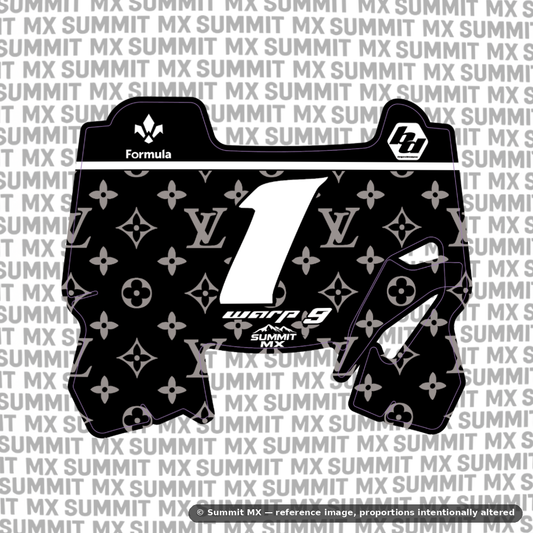 LV Decal for Hyper Bee Number Plate