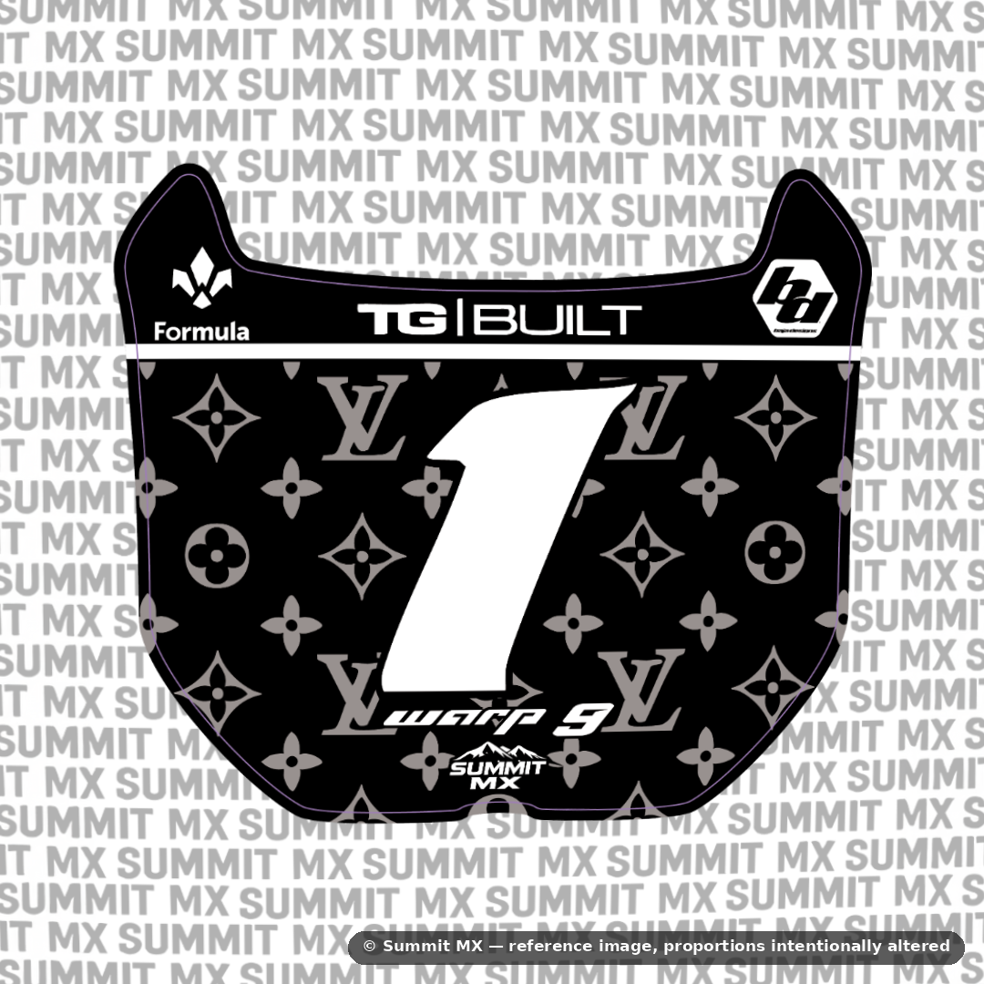 LV Decal for Rerode Number Plate