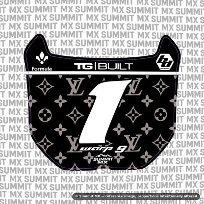 LV Decal for Rerode Number Plate