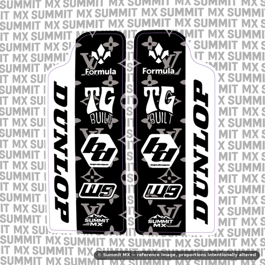 LV Decal for Sirris F43 Fork Guards