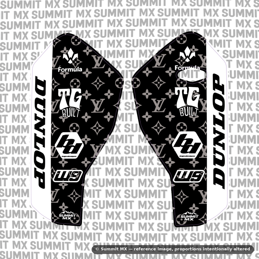 LV Decal for Stark Varg Fork Guards