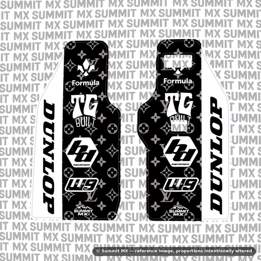 LV Decal for Storm Bee Fork Guards