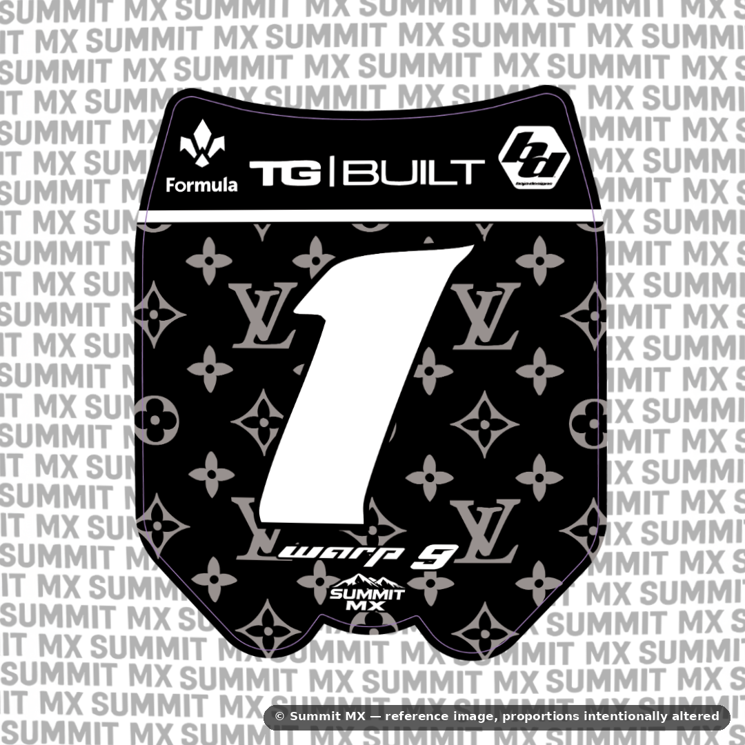LV Decal for Talaria OEM Number Plate