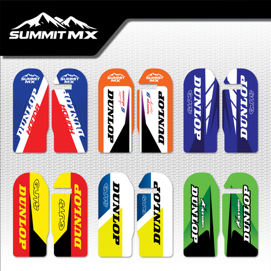 Moto Inspired Altis Delta Fork Guard Decals in all six designs