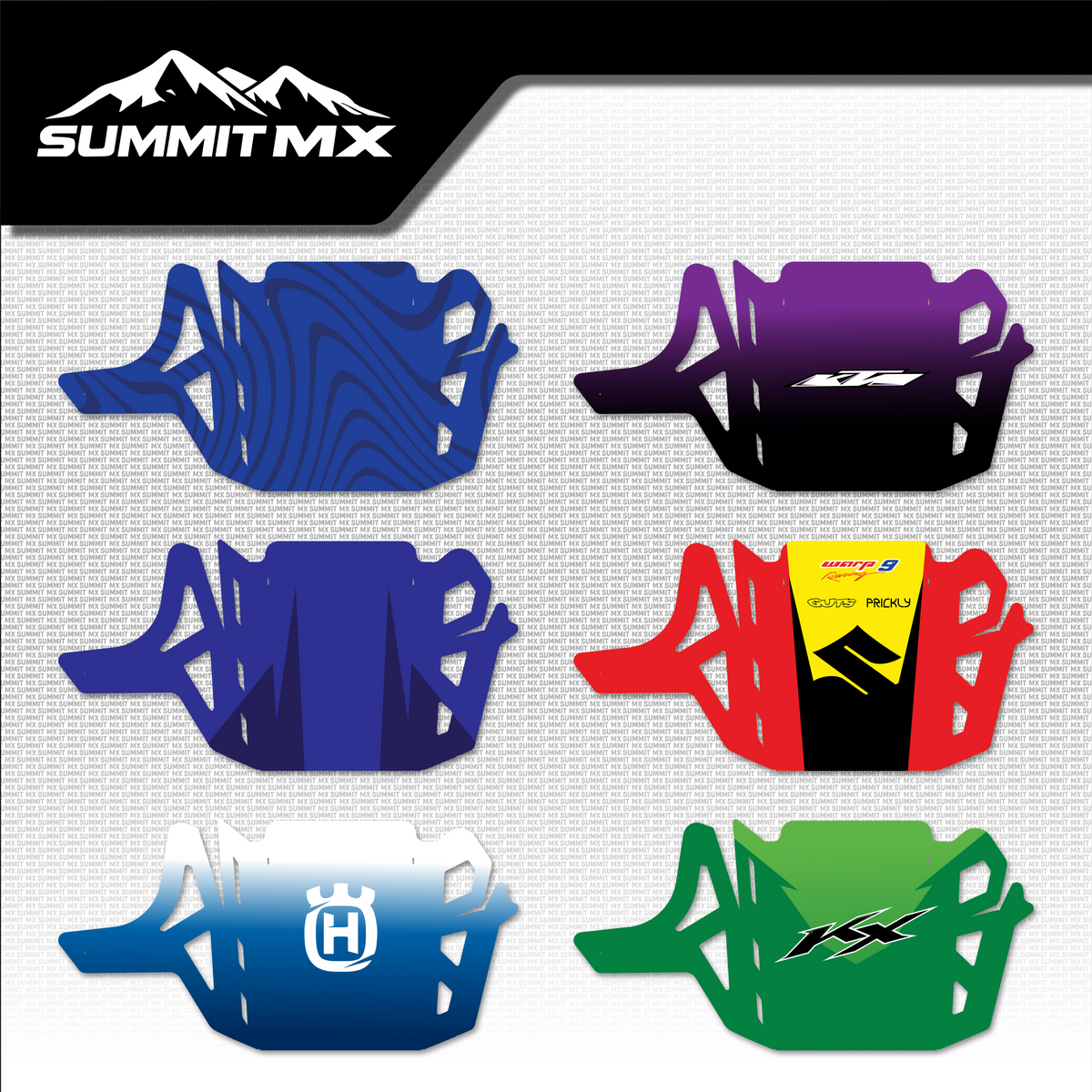 Moto Inspired Altis Delta Skid Plate Decal in all six designs