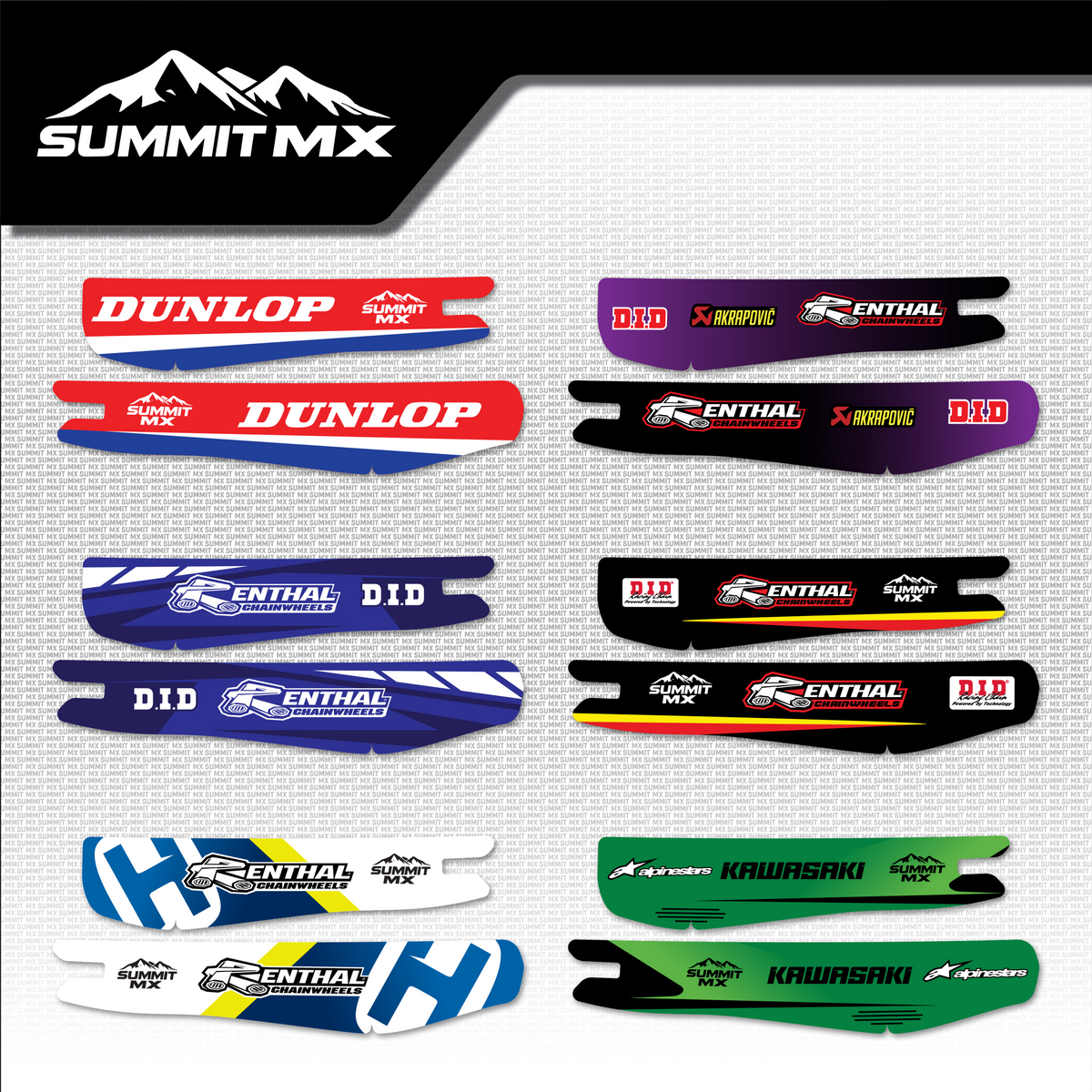 Moto Inspired Altis Delta Swing Arm Decal in all six designs