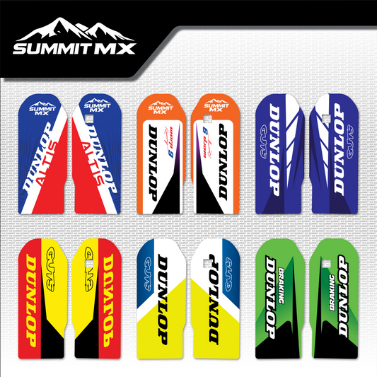 Moto Inspired Altis Sigma Fork Guard Decals in all six designs