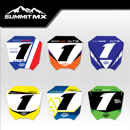 Moto Inspired Altis Sigma Number Plate Decal in all six designs